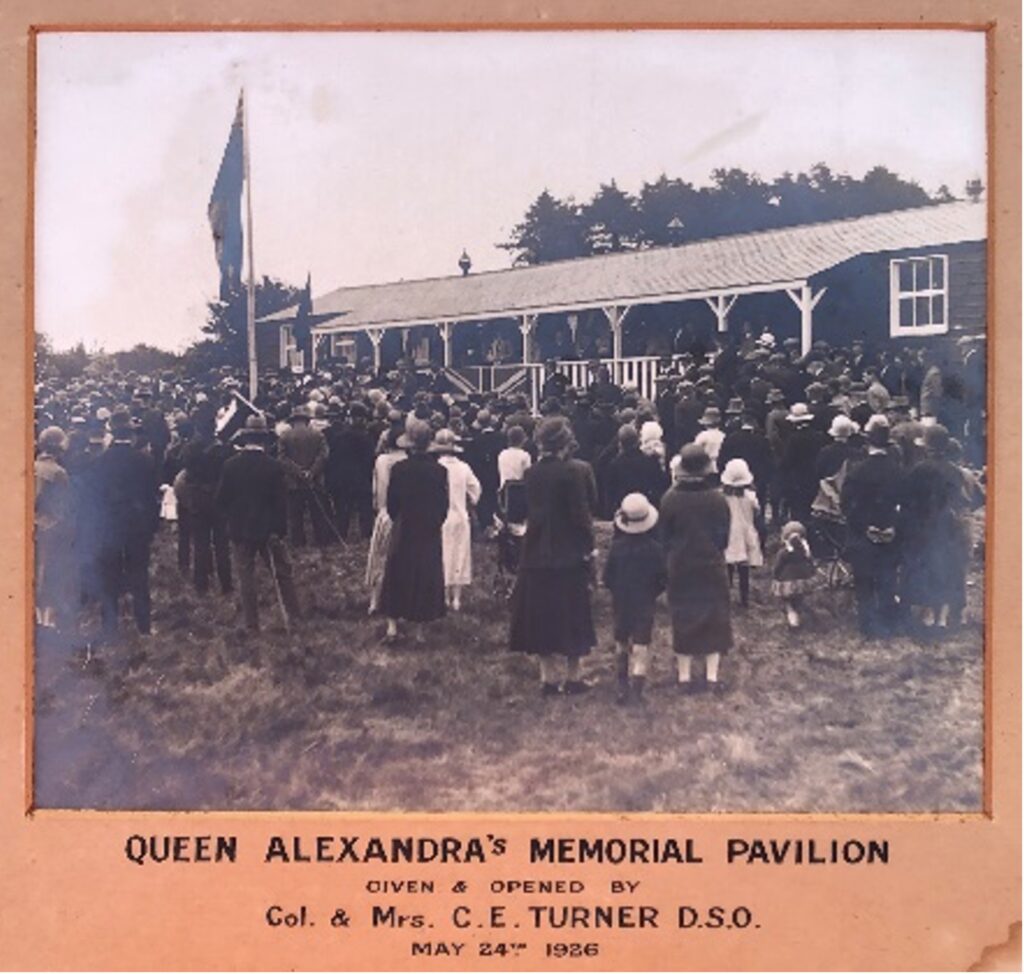 queen alexandra memorial pavilion, may 24th 1926